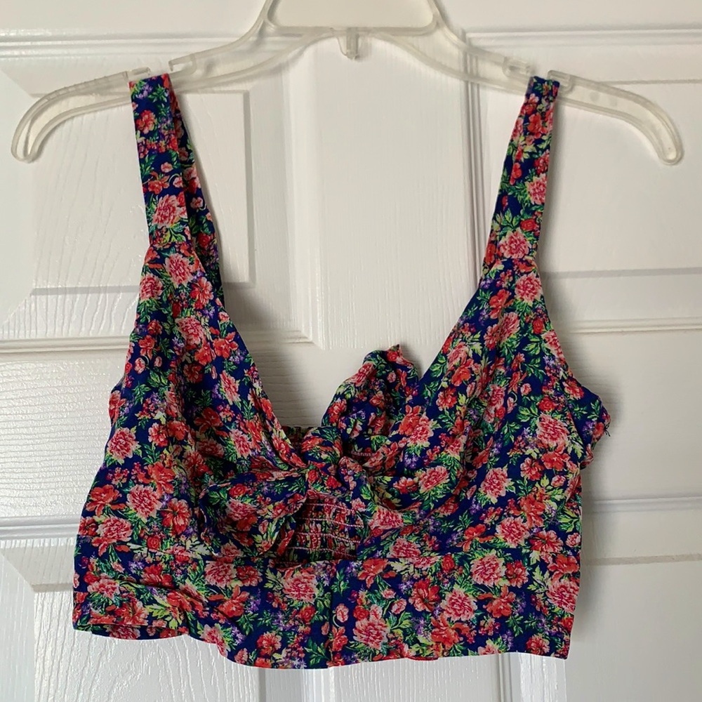 Floral crop top